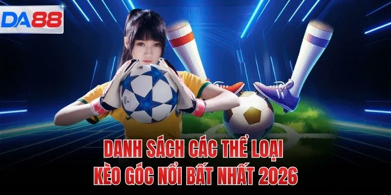 Danh sách các thể loại kèo góc nổi bất nhất 2026