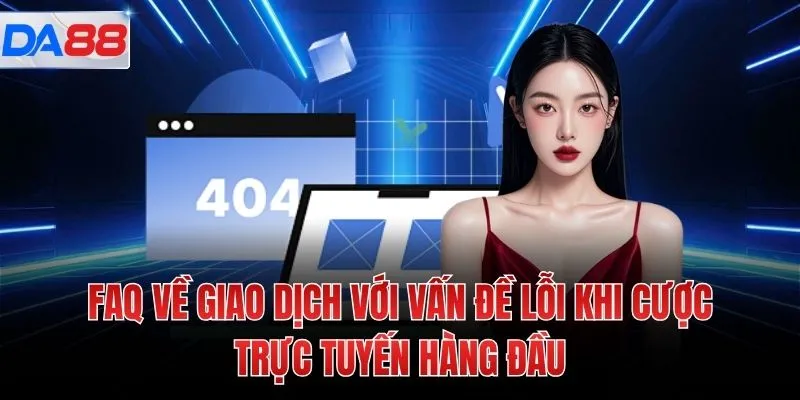 FAQ về giao dịch với vấn đề lỗi khi cược trực tuyến hàng đầu