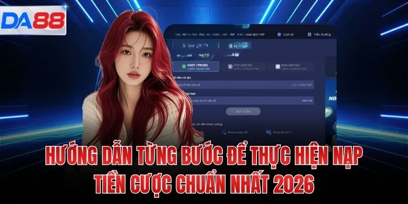 Hướng dẫn từng bước để thực hiện nạp tiền cược chuẩn nhất 2026